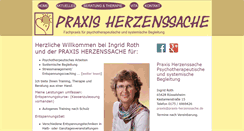 Desktop Screenshot of praxis-herzenssache.de